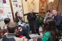 Апостольський Нунцій провів великопосні реколекції для молоді Київської Архиєпархії